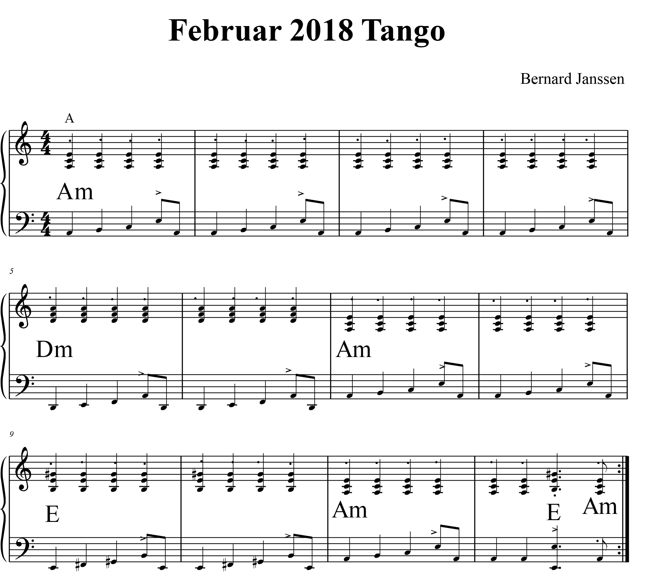february 2018 noten piano